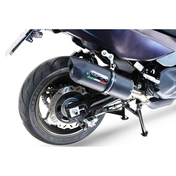 GPR EXHAUST SYSTEMS Furore EVO4 Nero Sym Maxsym TL 508 2021-2024 E5 Oval homologated slip on muffler