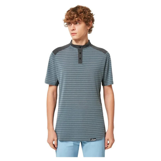 OAKLEY APPAREL Fringe Stripe short sleeve polo