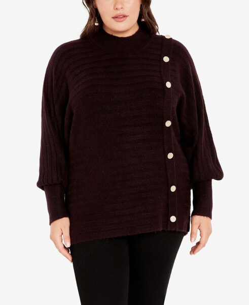 Plus Size Beata High Neck Sweater