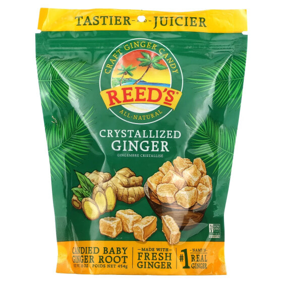 Reed's, Craft Ginger Candy, кристаллизованный имбирь, 454 г (16 унций)