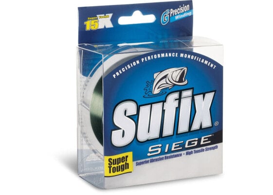 Sufix Siege Monofilament Fishing Line | Smoke Green | 8 lb | 1000 yd