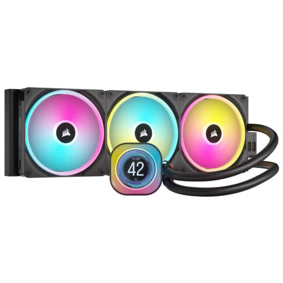 Corsair iCUE LINK H170i RGB LCD AiO Wasserkühlung - 420 mm, schwarz