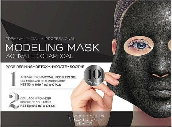 Gelmaske für das Gesicht mit Aktivkohle Activated Charcoal