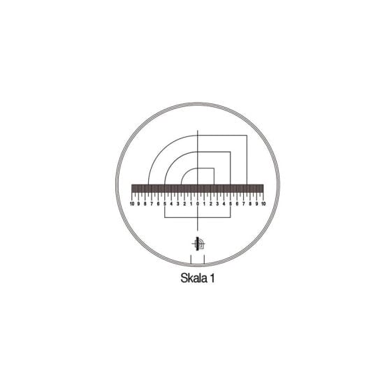 Schweizer Messskala Tech-Line Skala-Ø 25/2,5 mm Duo-Skala 1 - Standard