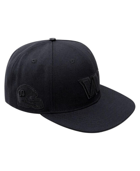 Men's Washington Commanders Triple Black Snapback Hat