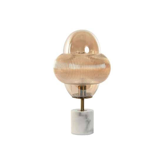 Настольная лампа Home ESPRIT Янтарь Стеклянный Мрамор 50 W 220 V 30 x 30 x 55 cm
