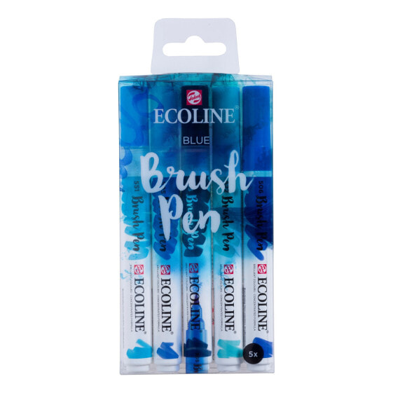 Talens 11509905 - 5 pc(s) - Blue - Blue - Round - Water-based ink - Blister