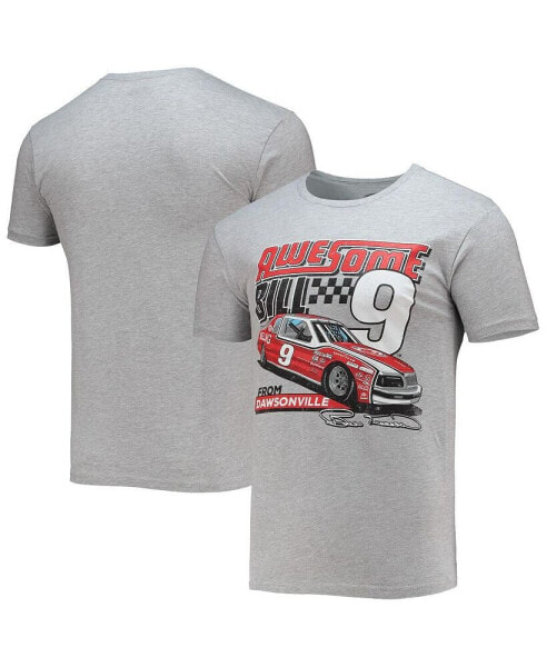 Men's Heathered Gray Bill Elliott Legends T-shirt