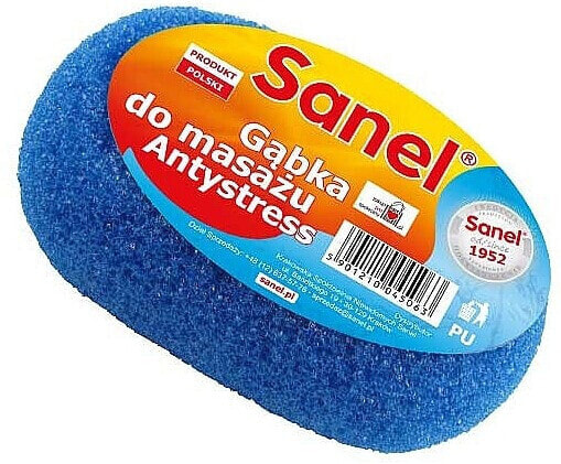 Körpermassageschwamm Anti-Stress blau