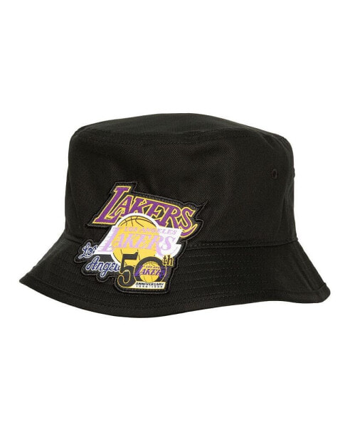 Men's Black Los Angeles Lakers 50th Anniversary Bucket Hat