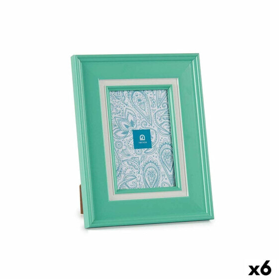 Фото рамка Стеклянный Зеленый Пластик (6 штук) (2 x 23 x 18 cm)