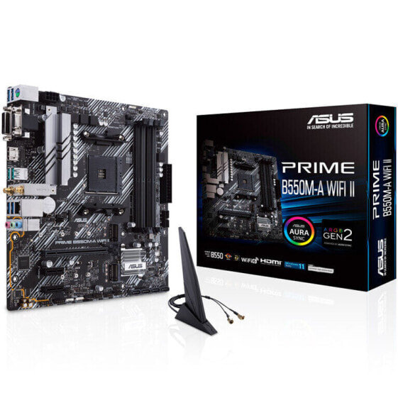 ASUS Prime B550M-A Wi-Fi II, AMD B550 Mainboard - Sockel AM4