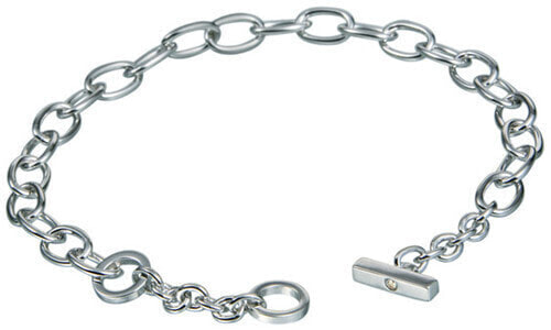 Silver bracelet with diamond Charm Elegance DL062