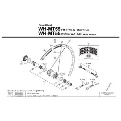 SHIMANO MT55 Spoke