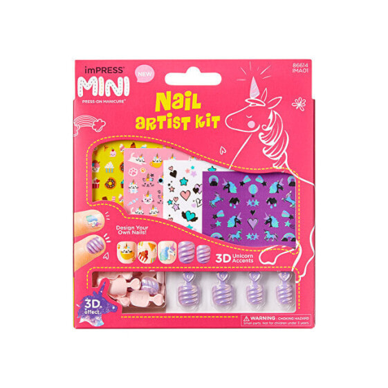 Накладные детские ногти Kiss imPRESS Kids Nail Artist Kit