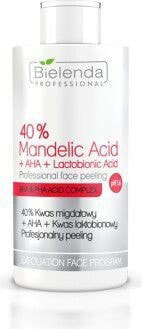 Bielenda Professional 40% Mandelic Acid + AHA + Lactobionic Acid peeling do twarzy 150g