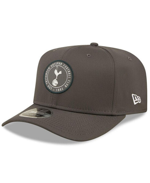 Men's Gray Tottenham Hotspur Iridescent Stretch Snap 9FIFTY Snapback Hat