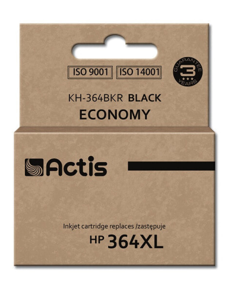 Actis KH-364BKR ink (replacement for HP 364XL CN684EE; Standard; 20 ml; black) - Standard Yield - Pigment-based ink - 20 ml - 550 pages - 1 pc(s) - Single pack