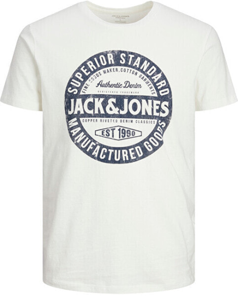 Футболка Jack & Jones Standard Fit Cloud Dancer