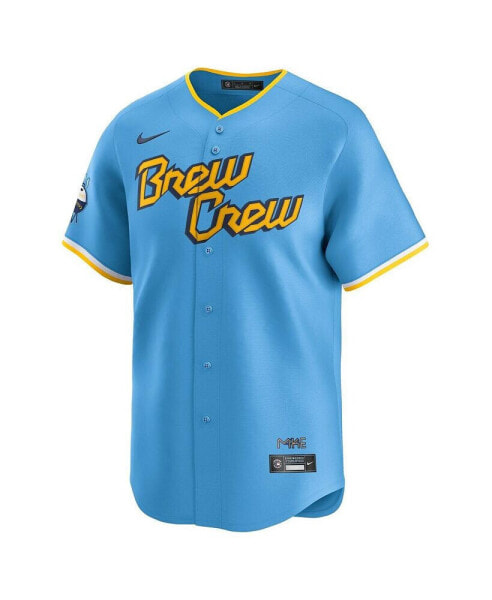 Men's Powder Blue Milwaukee Brewers City Connect Limited Jersey