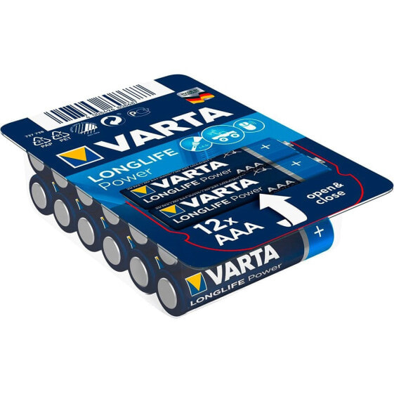 VARTA 1x12 Longlife Power AAA LR03 Batteries
