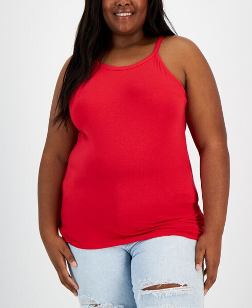 Trendy Plus Size Halter Tank Top