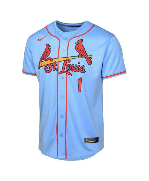 Big Boy's and Girl's Ozzie Smith Light Blue St. Louis Cardinals Alternate Cooperstown Collection Limited Jersey