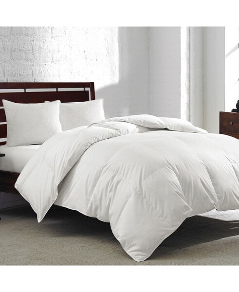 White Goose Feather & Down 240 Thread Count Comforter, Full/Queen, Created for Macy's