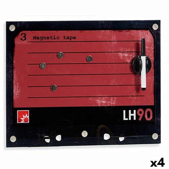 Магнитная доска с маркером 40 x 30 cm (4 штук)
