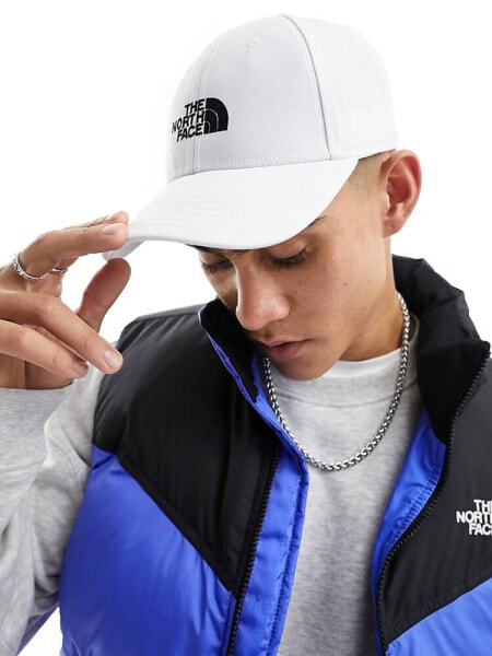 The North Face 66 Classic baseball cap in white