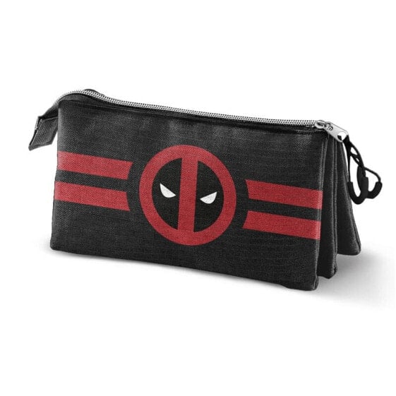 DISNEY Deadpool Lines-Triple Eco Pencil Case