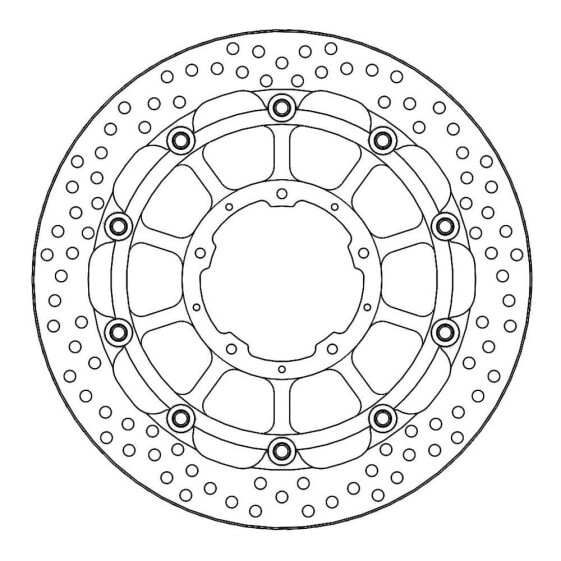 MOTO-MASTER Round Honda 113199 Right Front Brake Disc