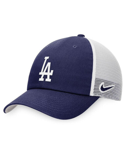 Men's Royal, White Los Angeles Dodgers Heritage86 Lightweight Unstructured Adjustable Trucker Hat