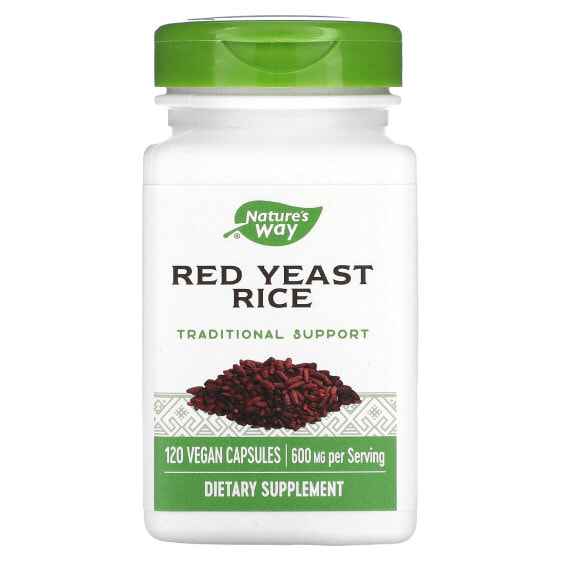 Red Yeast Rice, 600 mg, 120 Vegan Capsules