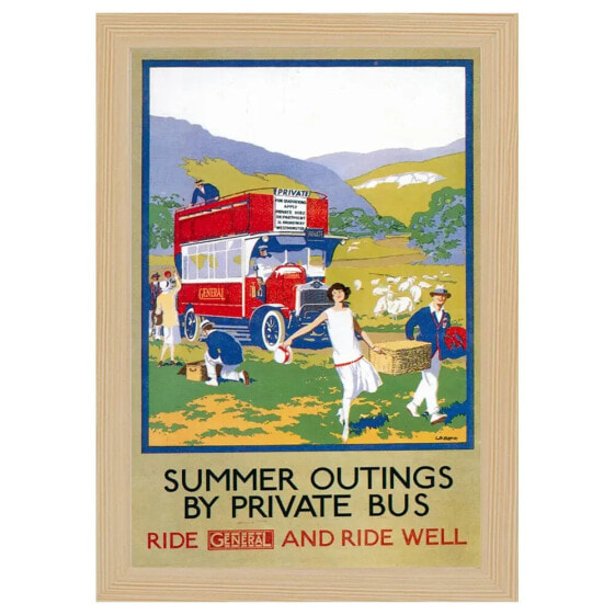 Bilderrahmen Poster 1926 Summer Outings