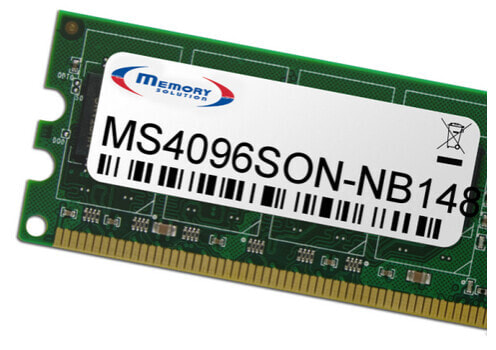 Memorysolution Memory Solution MS4096SON-NB148 - 4 GB
