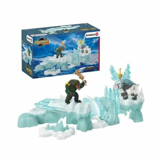 Игровой набор Schleich Attack of the Ice Fortress Атака Ледяной крепости.