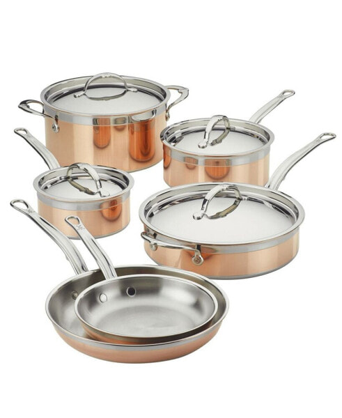 CopperBond Copper Induction 10-Piece Cookware Set