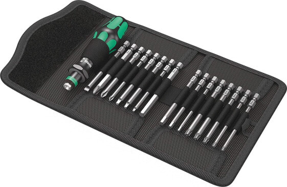 Wera Wera Kraftform Kompakt 60 Imperial - Folding pouch with 89 mm long bits