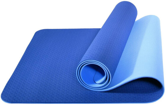 L Longanchang Non-Slip TPE Yoga Mat for Gymnastics, Sports, Fitness, Pilates, With Yoga Towel And Carry Bag, 183 x 61 x 0.6 cm