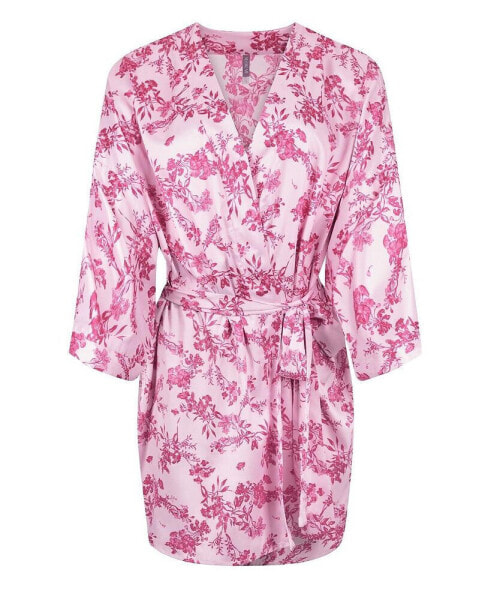 Plus Size Izabella Robe Bata Kimono
