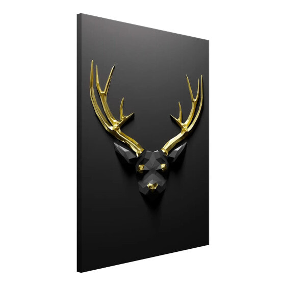 Wandbild Golden Antlers