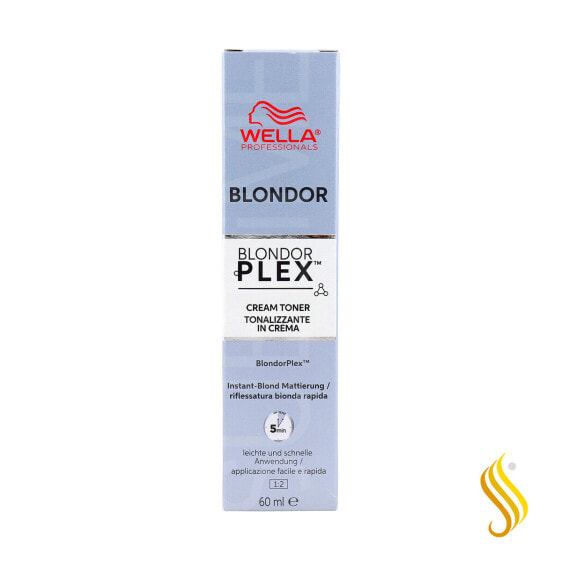 Краска для волос постоянная Wella Blondor Plex 60 мл Nº 86