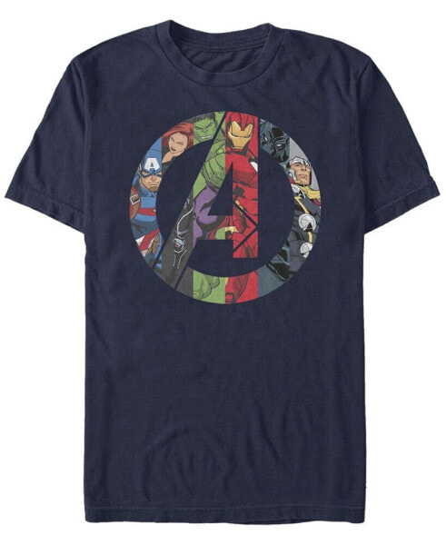 Men's Avengers Heroes Icon Short Sleeve Crew T-shirt