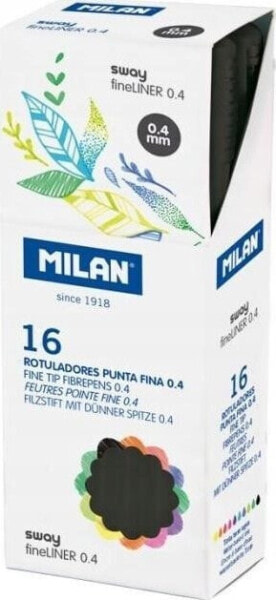 Milan Cienkopis Sway Fineliner czarny (16szt) MILAN