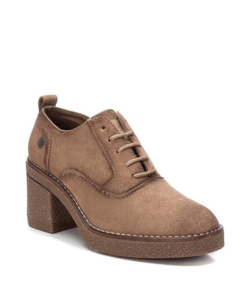 Women's Suede Heeled Oxfords By XTI