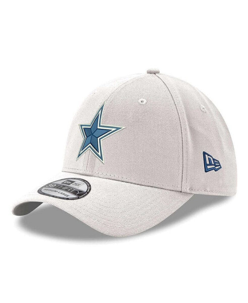 Men's White Dallas Cowboys Logo 39THIRTY Flex Hat