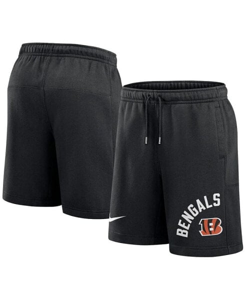 Men's Black Cincinnati Bengals Arched Kicker Shorts