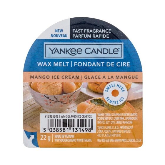 Yankee Candle Mango Ice Cream 22 g duftwachs unisex