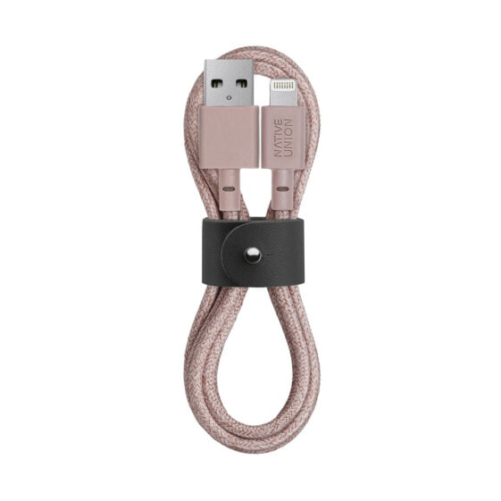 Native Union Belt USB-A auf Lightning Kabel"Rosa USB-A auf Lightning 1,2m